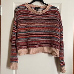 Forever 21 multicolored cropped sweater